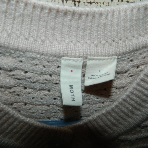 Anthropologie Moth Cape Shrug Sweater Size Large (JJ-35) - Picture 2 of 4